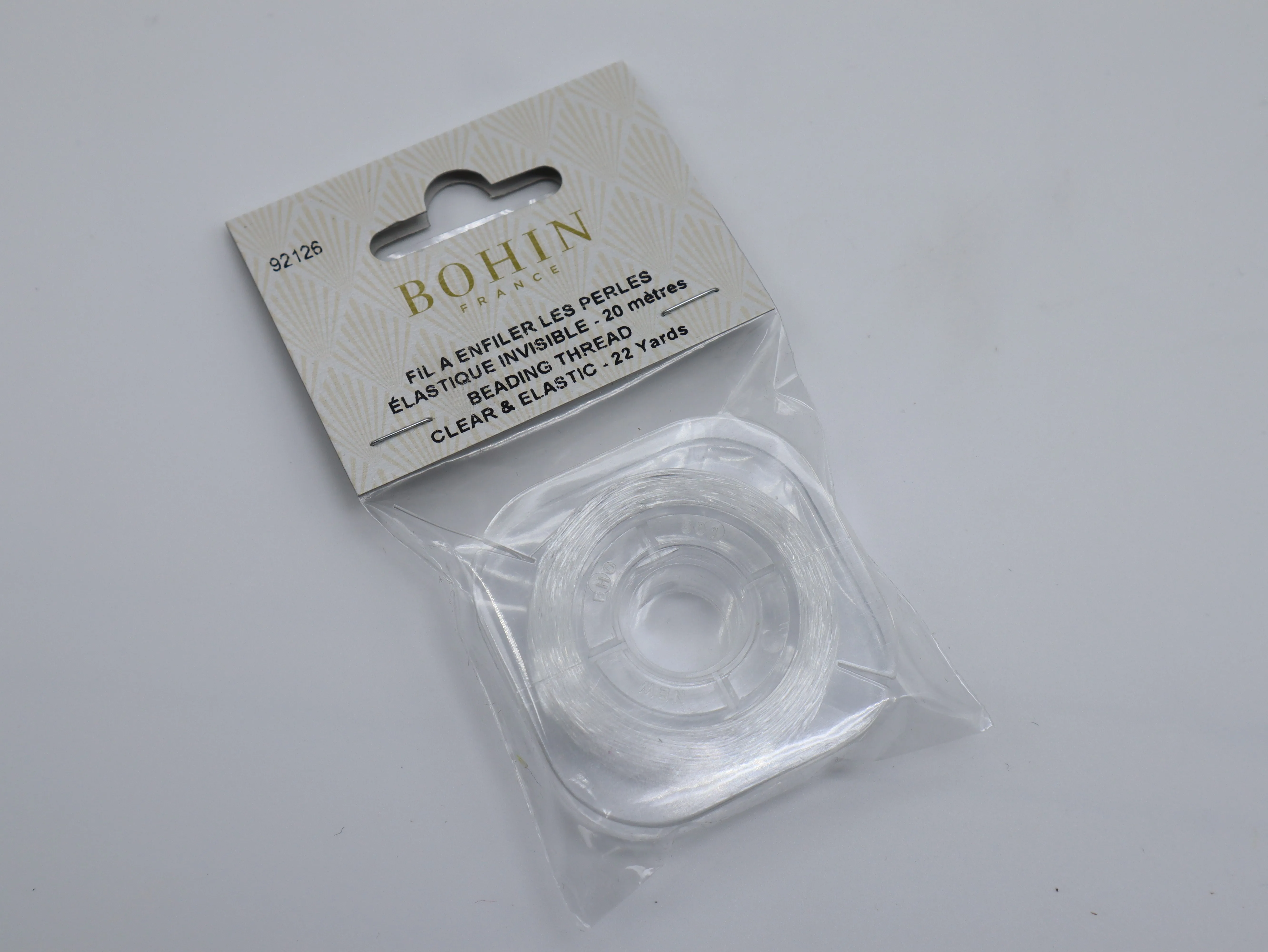 Fil à enfiler les perles élastique